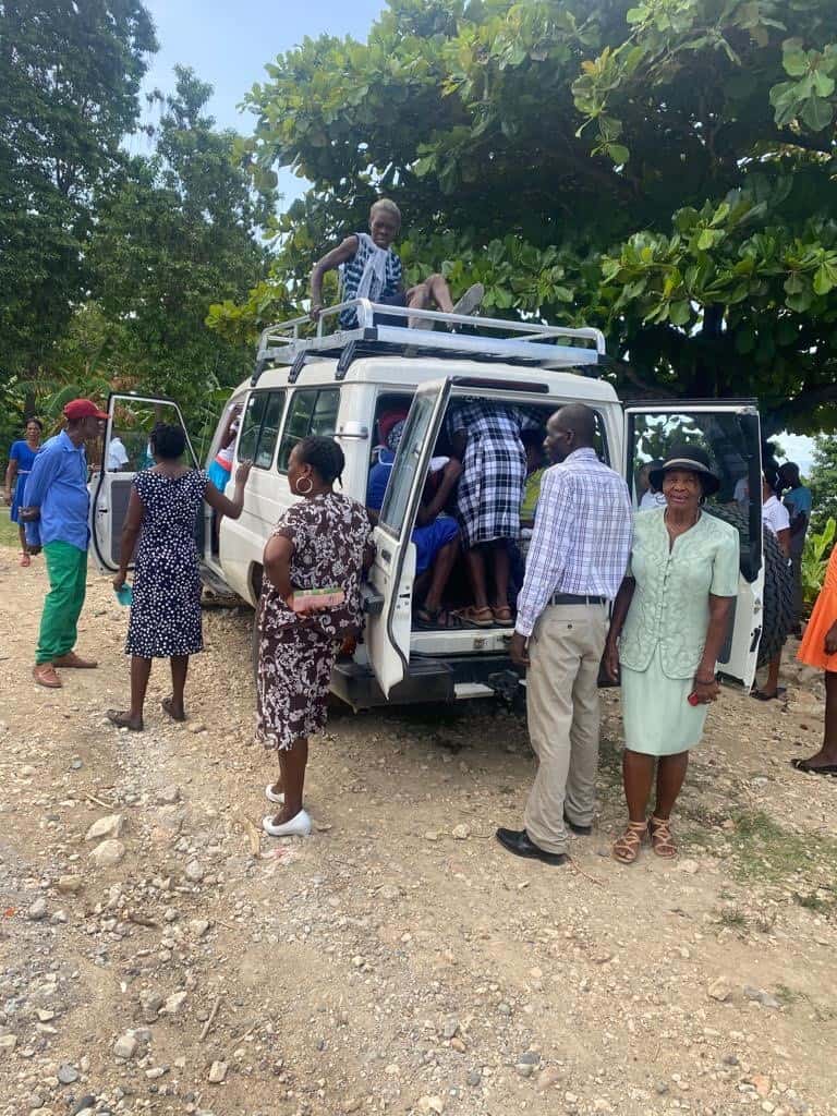 A Vehicle for a New Parish in a Diocese of Haiti